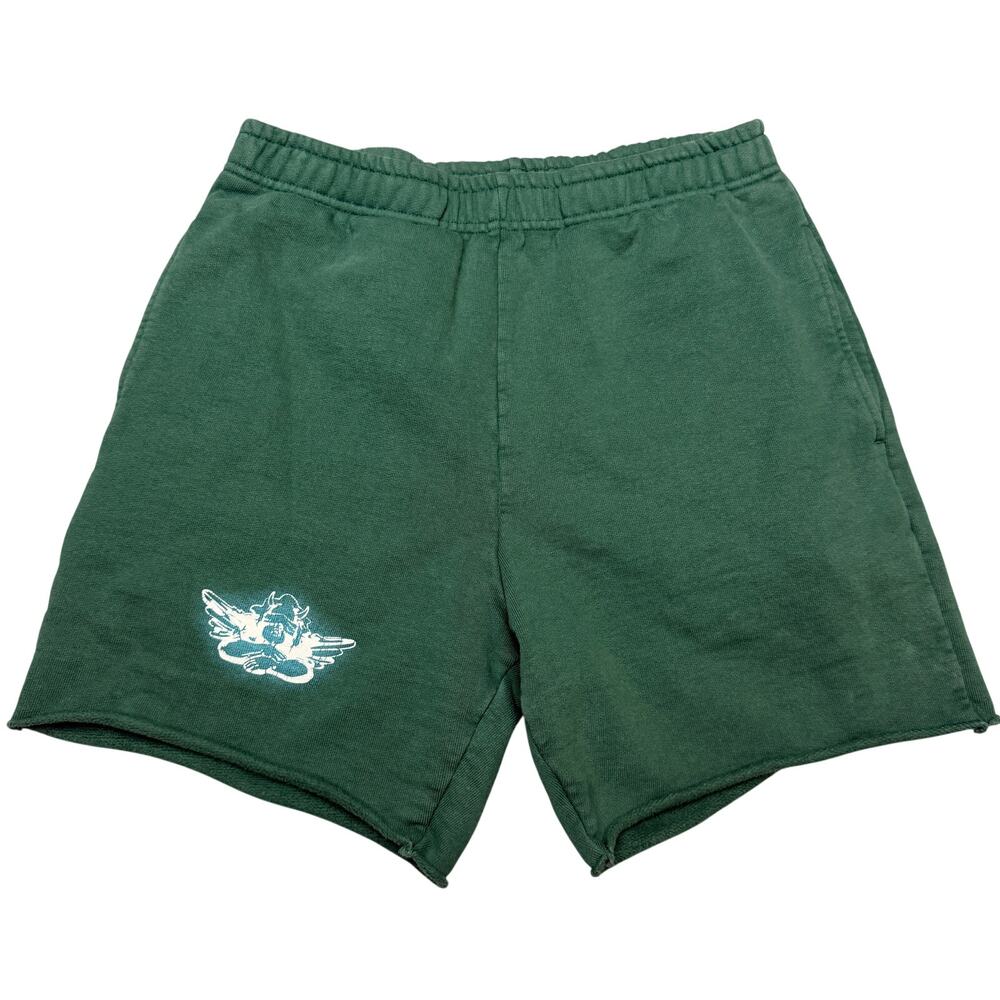 Boys Lie V3 Shorts Women's Small Raw Hem Sweat Shorts Gym Loungewear